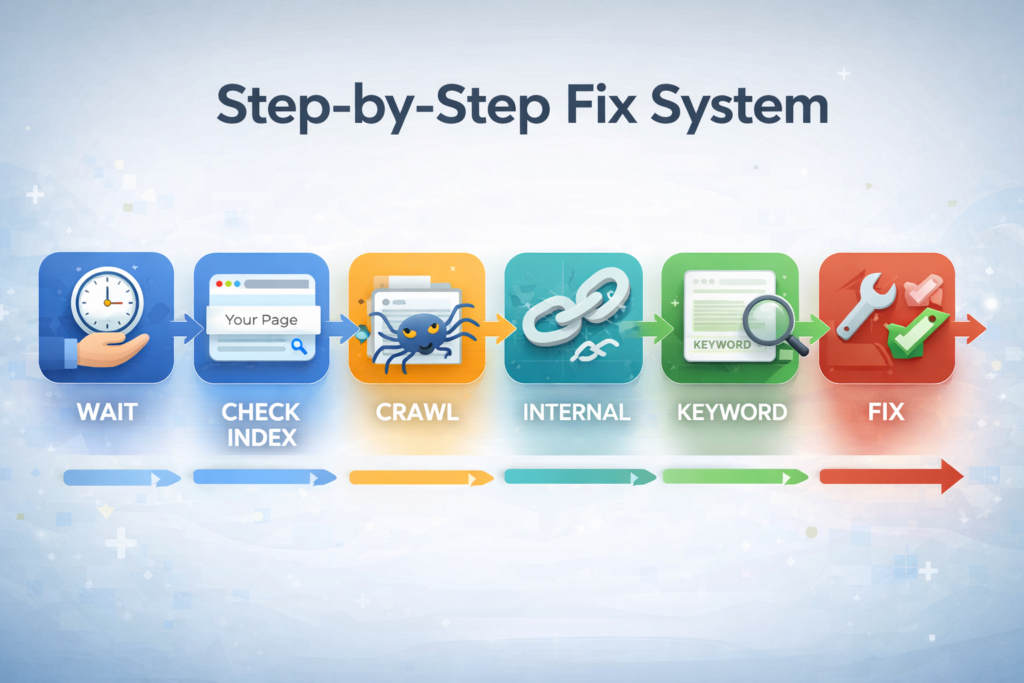 updating content drops rankings step by step fix system
