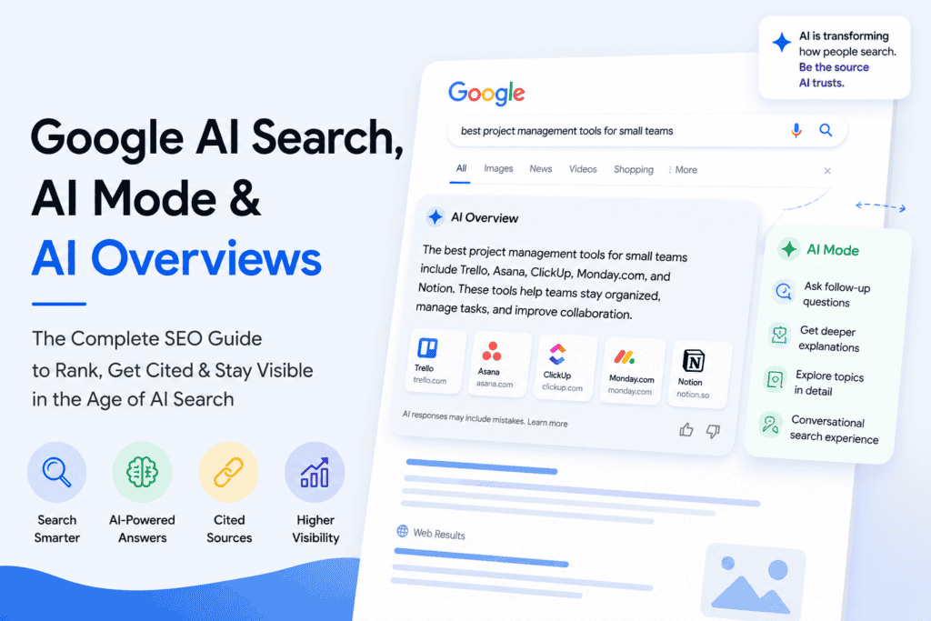 Google AI Search Optimization guide for AI Mode and AI Overviews in 2026
